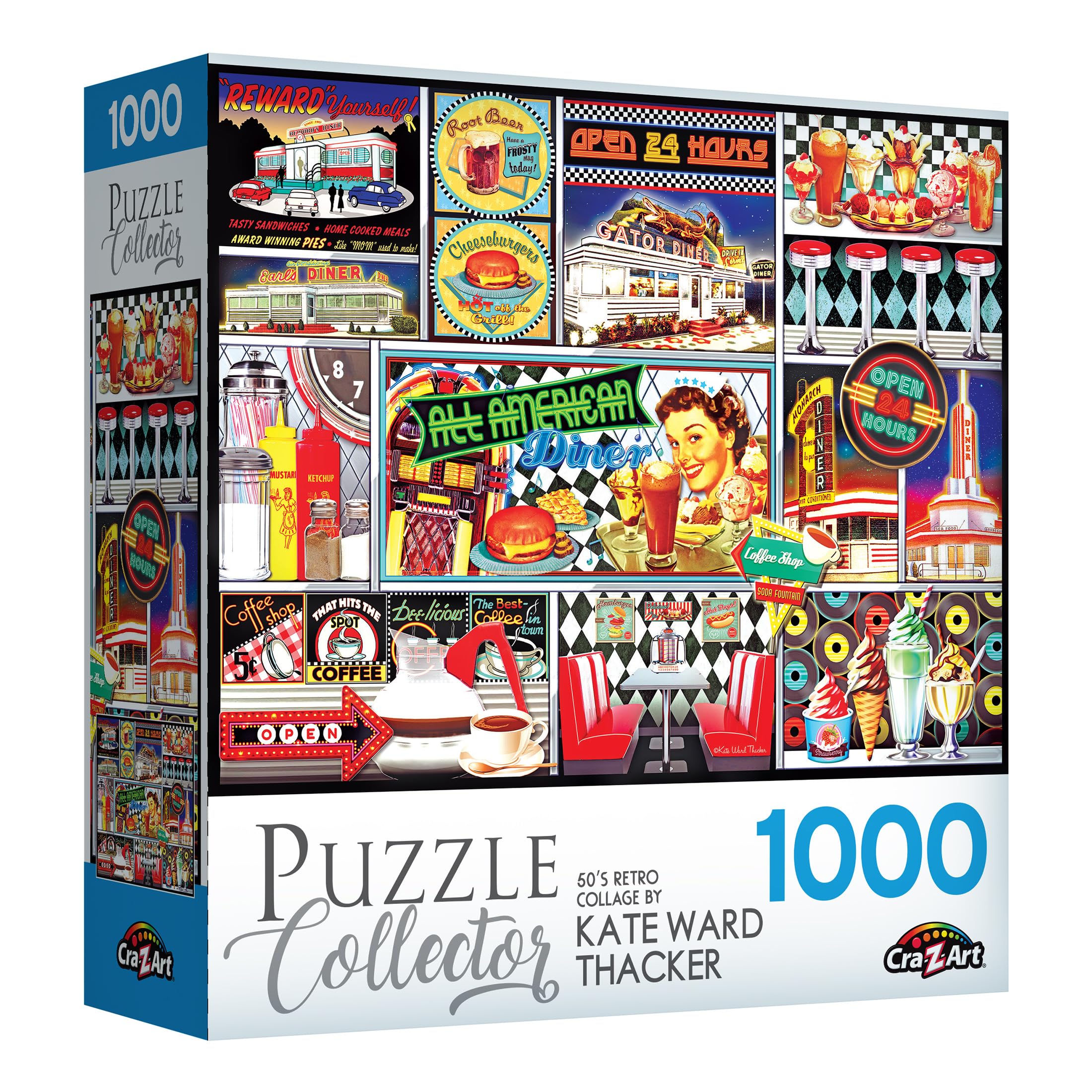 50's Retro Collage 1000 Pieces